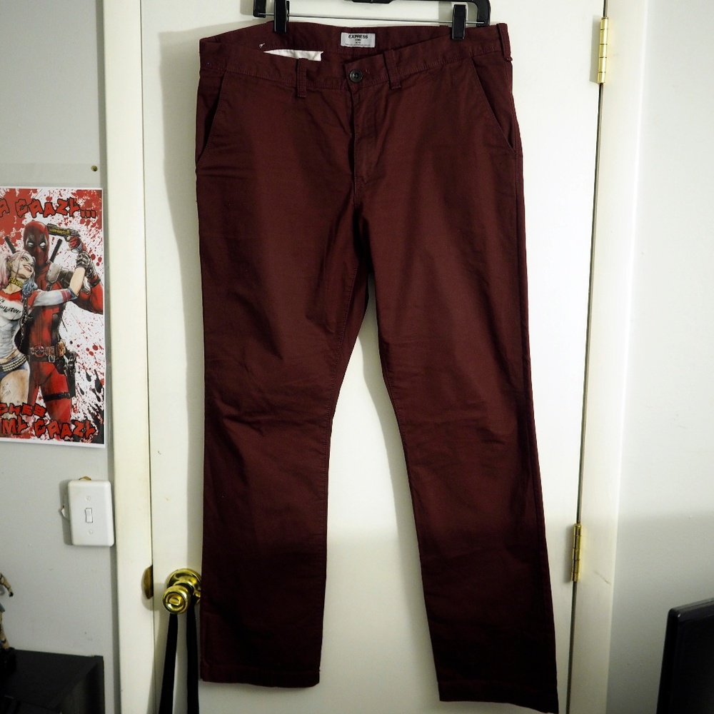 Express slim fit chino